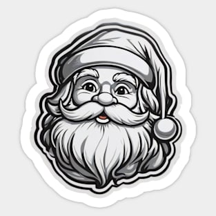 Beautiful santa Sticker